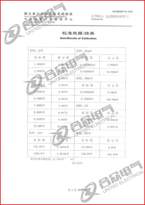 直流電阻快速測(cè)試儀，直流電阻測(cè)試儀 證書